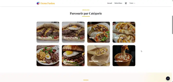 Le client commande